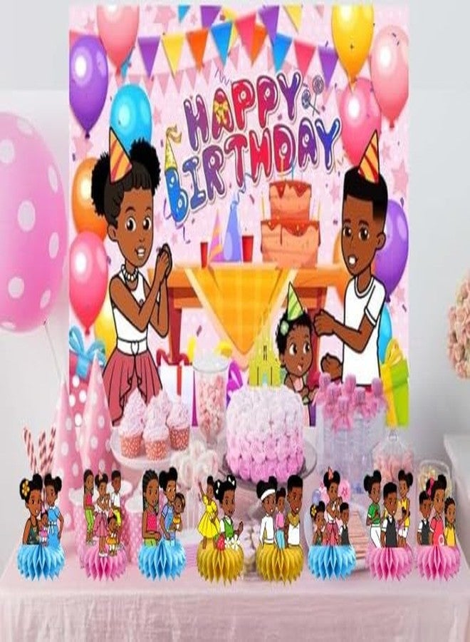 fancigo 8Pcs Gracies Table Centerpiece Birthday Party Supplies Double Side Table Decorations for Kids Party Decorations - Image 5